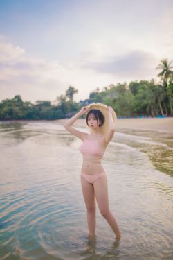 [福利COS] 次元少女念雪ww - 粉色泳衣